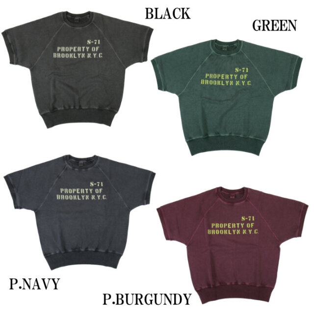 BARNS バーンズ 90's 半袖スウェットシャツ BR-26117 -JOE-