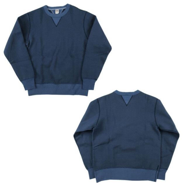BARNS バーンズ COZUN ガゼット クルーネックスウェット BR-3000