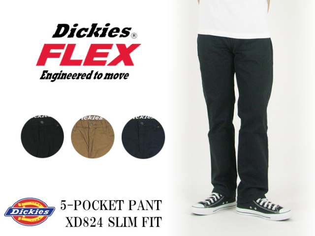 5本　RHC Dickies Stretch Slim Pants 34 5本RHC Dickies Stretch Slim Pants 34