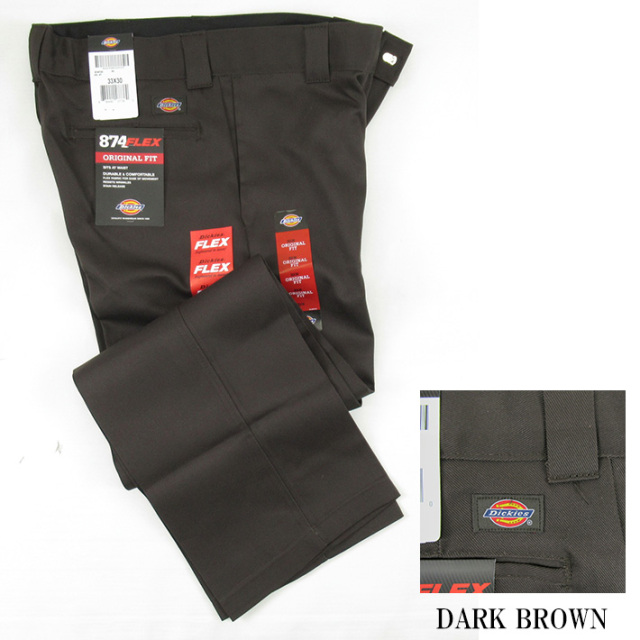 インポートライン DICKIES 874 FLEX WORK PANTS BLACK
