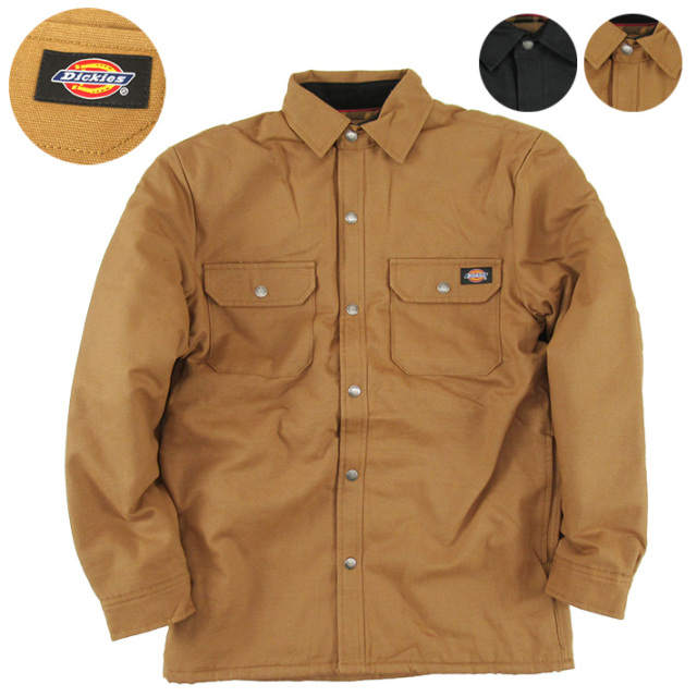 Dickies ディッキーズ シャツジャケット 裏地キルトフランネル TJ215 -JOE-