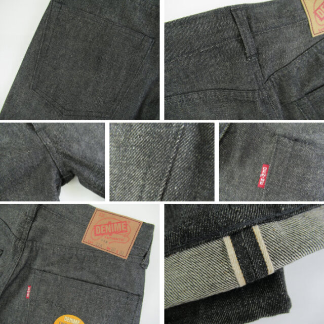 DENIME ドゥニーム Lot 224-66B (66MODEL) BLACK DENIM リジッド -JOE-