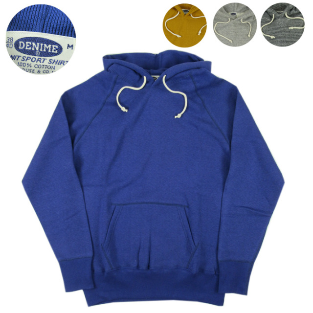 DENIME スウェットパーカー