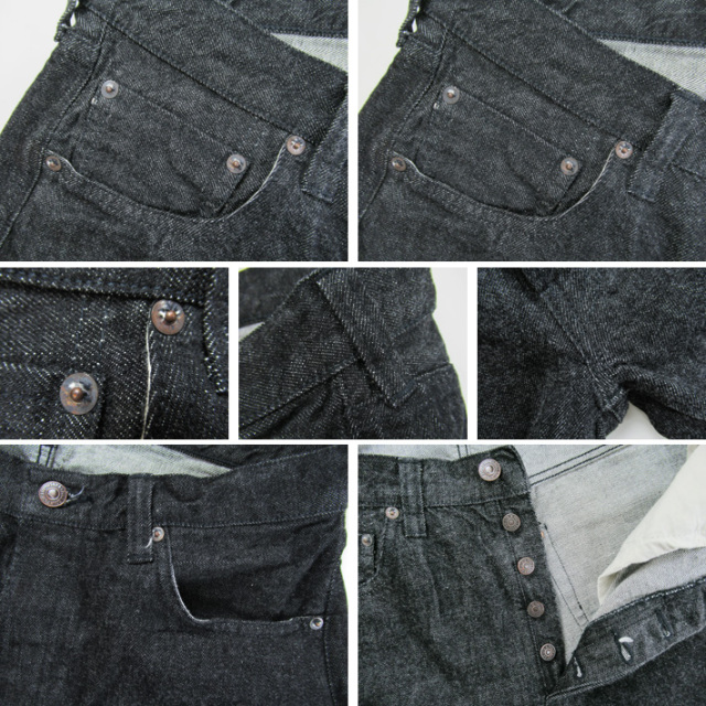 フルカウント ブラックデニム