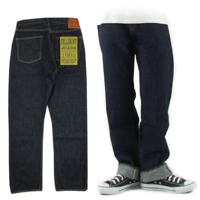 FULLCOUNT フルカウント 1101SS 11.5oz STRAIGHT DENIM(Super Smooth) ジーンズ  ワンウォッシュ  -JOE-