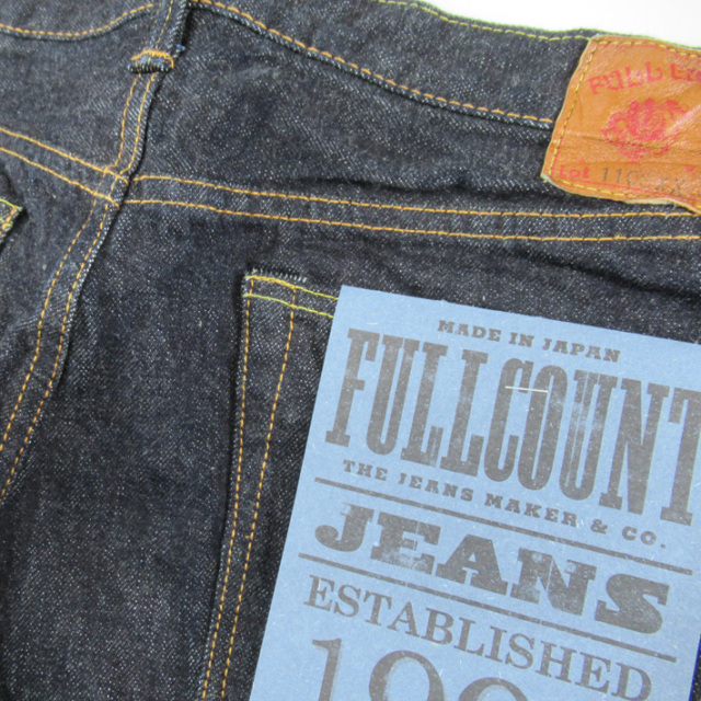 FULLCOUNT 1108XX ワンウォッシュ SLIM STRAIGHT ジーンズ -JOE-