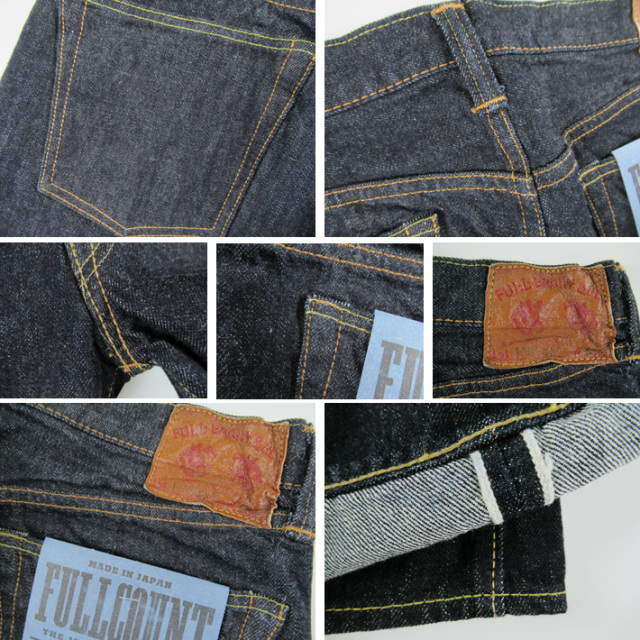 FULLCOUNT 1108XX ワンウォッシュ SLIM STRAIGHT ジーンズ -JOE-
