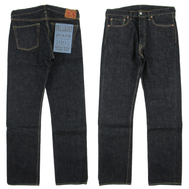 FULLCOUNT 1108XX ワンウォッシュ SLIM STRAIGHT ジーンズ -JOE-