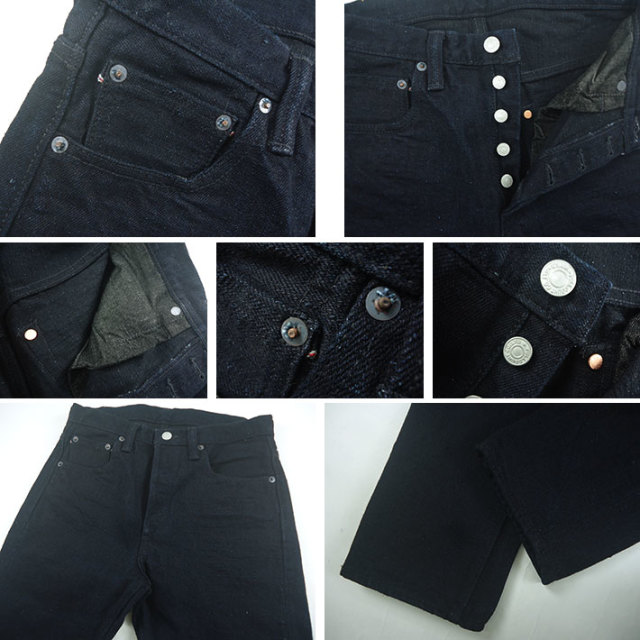 FULLCOUNT フルカウント 1109SRB SLIM SUPER ROUGH INDIGO x BLACK -JOE-