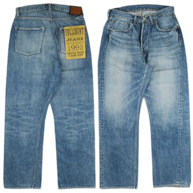 FULLCOUNT フルカウント Dartford  0105SS WIDE DENIM  (Super Smooth)  1341 -JOE-