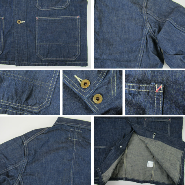 FULLCOUNT フルカウント カバーオール Denim Chore Jacket 2015-1 -JOE-
