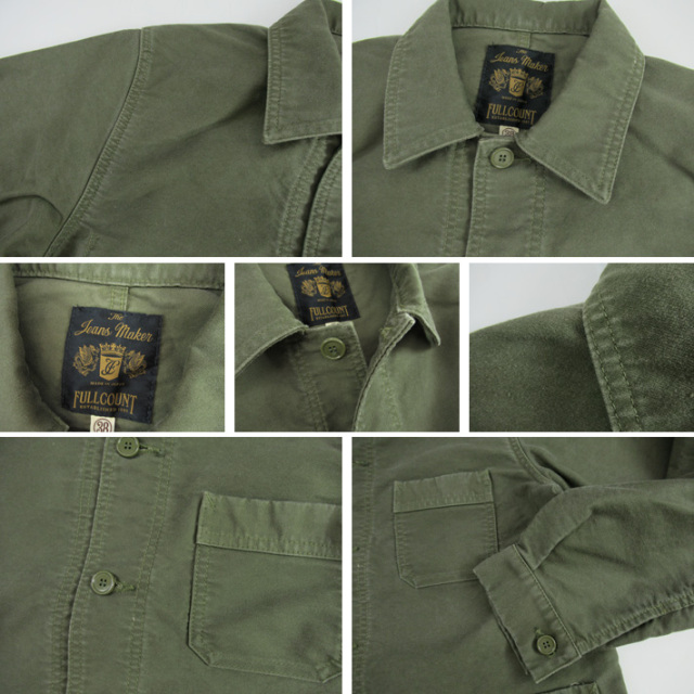 FULLCOUNT フルカウント French Moleskin Work Jacket 2022 -JOE-