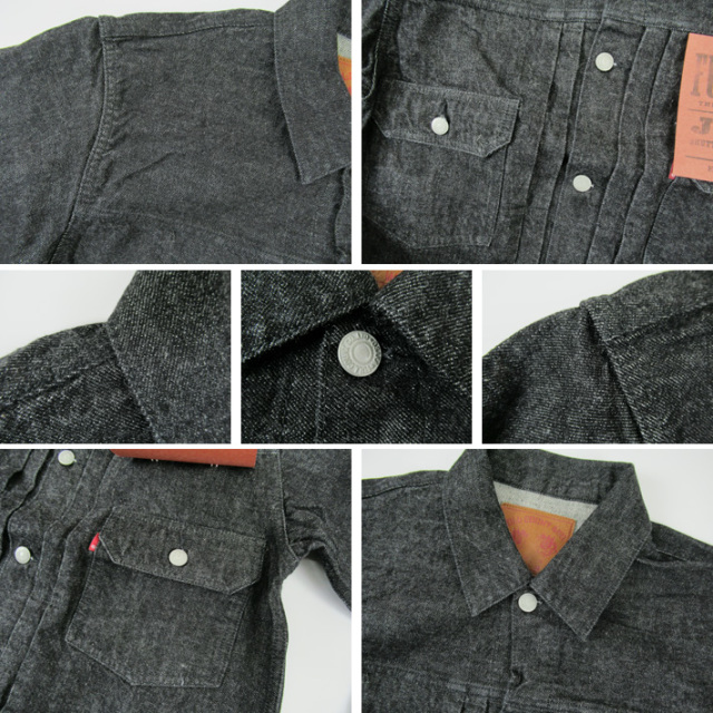 フルカウント ブラックデニム ジャケット