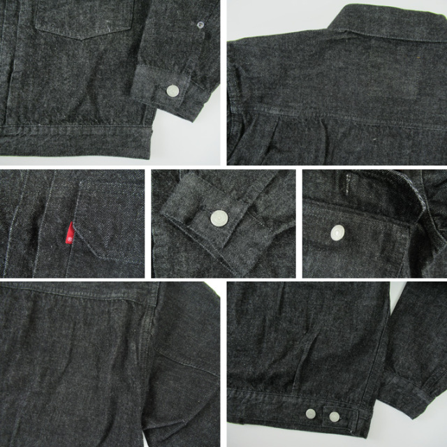フルカウント ブラックデニム ジャケット