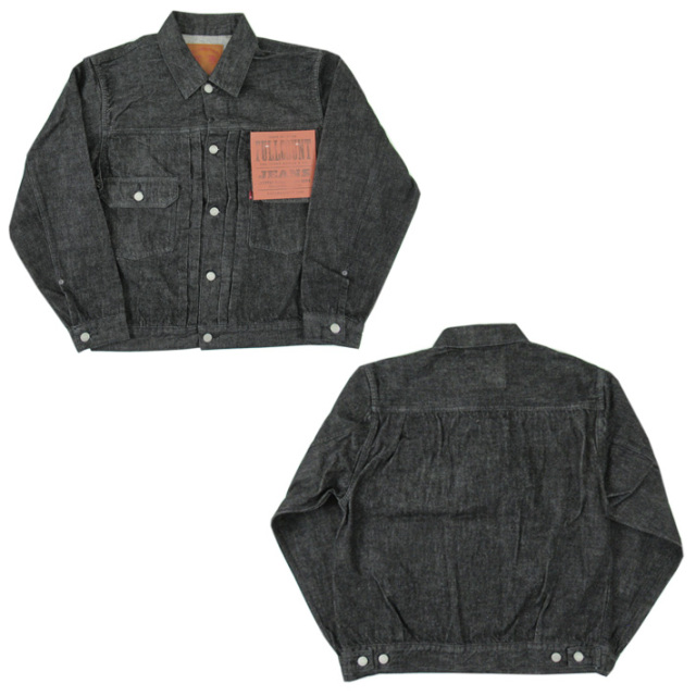 フルカウント ブラックデニム ジャケット