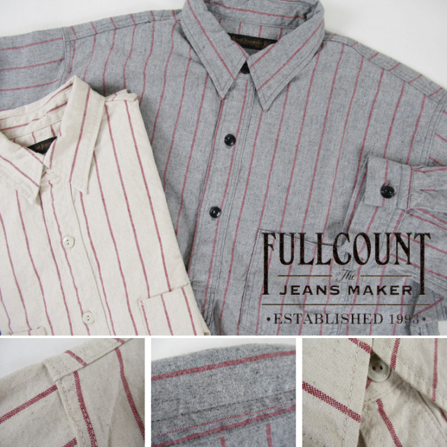 FULLCOUNT フルカウント プルオーバー ベーボールシャツ Baseball