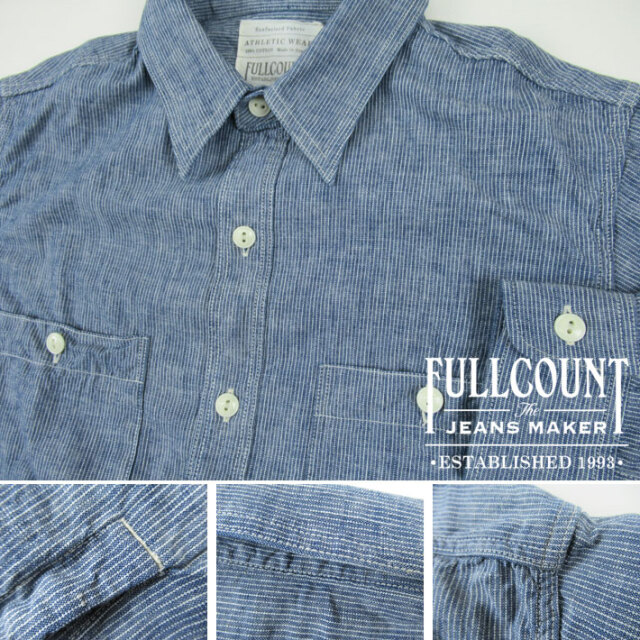 FULLCOUNT フルカウント STRIPE CHAMBRAY ストライプ