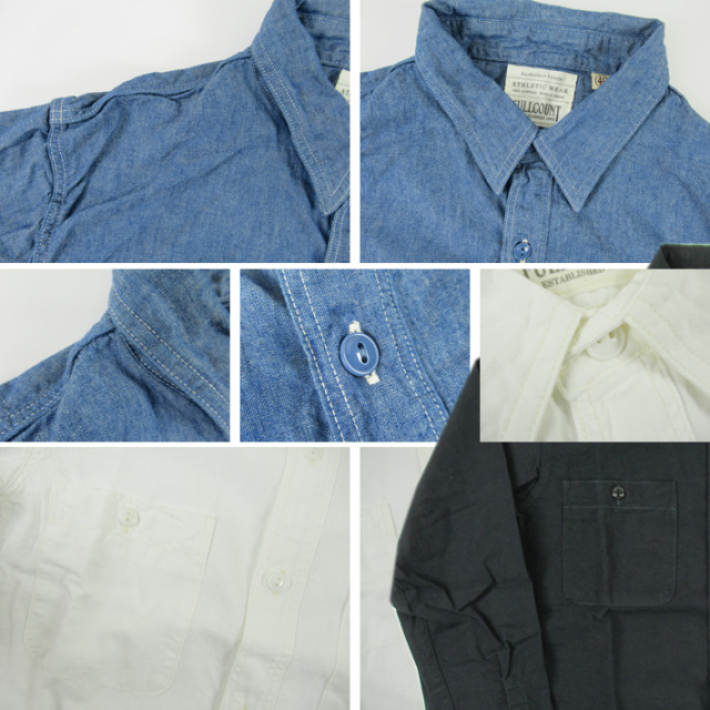 フルカウント FULLCOUNT シャンブレー シャツ 4810ワークシャツ長袖 FULLCOUNT フルカウント シャンブレー シャツ 4810 ワークシャツ