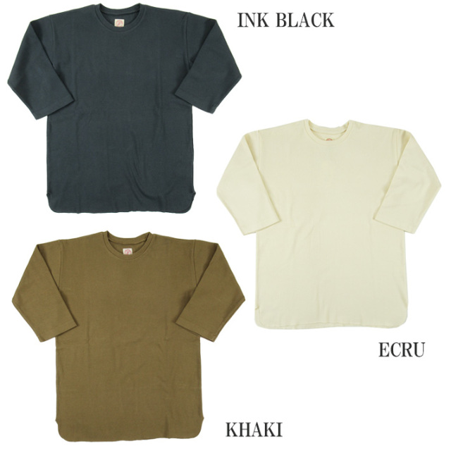 FULLCOUNT フルカウント 七分袖Tシャツ Three Quarter Sleeve Rib T