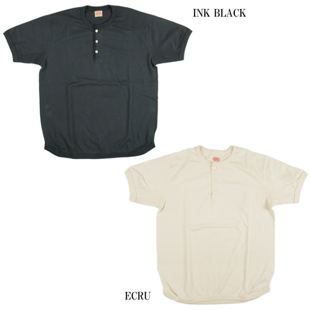 FULLCOUNT フルカウント ヘンリーネック フラットシーム Tシャツ FLAT