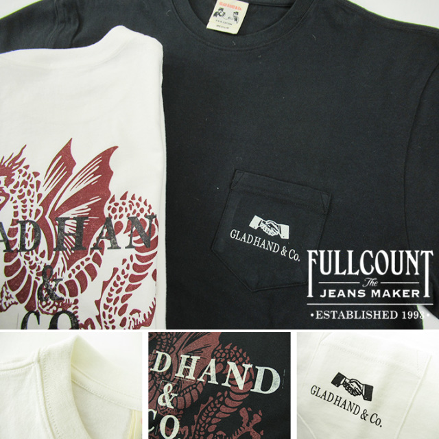 【美品】FULLCOUNT フルカウント オマージュ Tシャツ ブラック L Original Homage graphic USAコットン 8,1oz ロングスリーブT