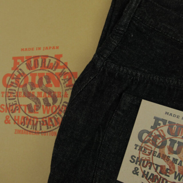 FULLCOUNT フルカウント S0105BKSS ブラック WWII Model WIDE DENIM