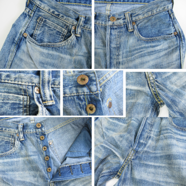 FULLCOUNT フルカウント S0105SSHW WWII Model 11.5oz Denim Pants HW