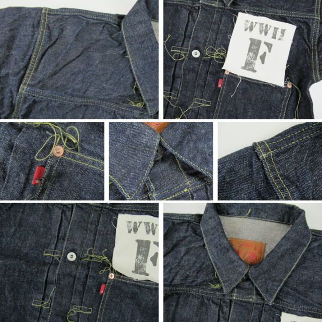 FULLCOUNT フルカウント S2107 WWII Model Brown Cotton Denim