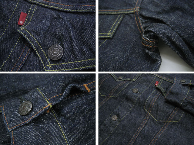 フルカウント 2101 デニムジャケット トラッカー 3rdタイプ 濃紺 日本製 FULLCOUNT フルカウント No.2101 Type 3 Denim Jacket メンズ