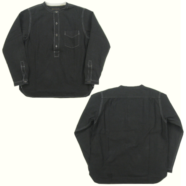 フルカウント プルオーバー シャツ　ヘリンボーン