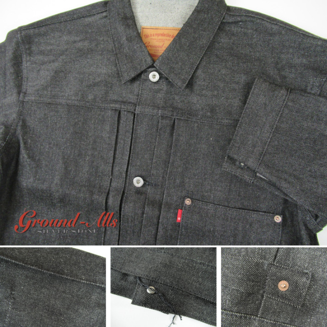 Ground-Alls 大戦モデル ジャケット BLACK G-S506TBK -JOE-