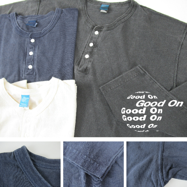 good on ヘンリーネック 長袖