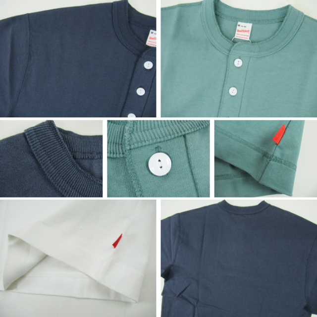 Healthknit ヘルスニット マックスウェイト ヘンリーネック 半袖T