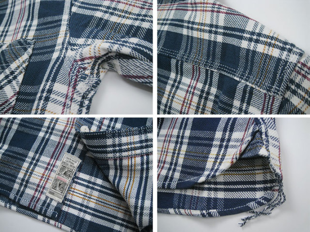 チェックビエラシャツ