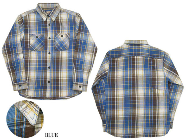 チェックビエラシャツ