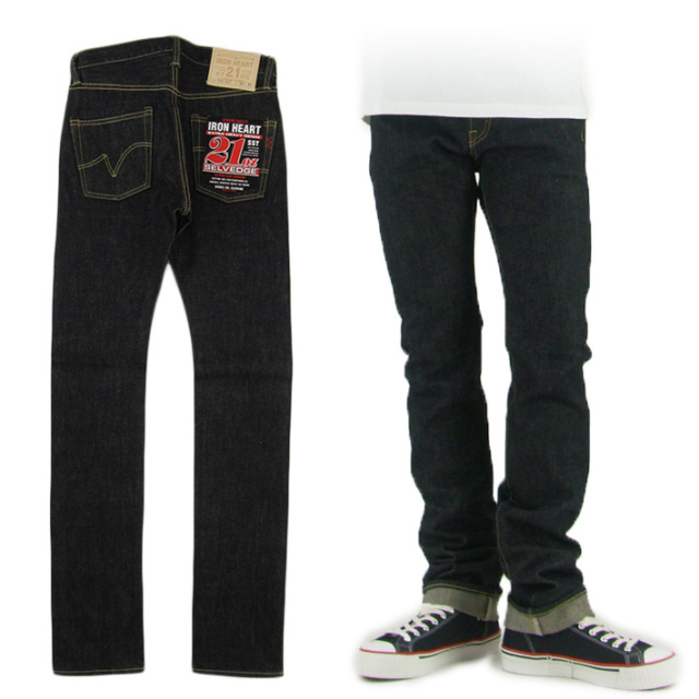 IRON HEART アイアンハート 21oz ストレッチ セルビッチデニム 