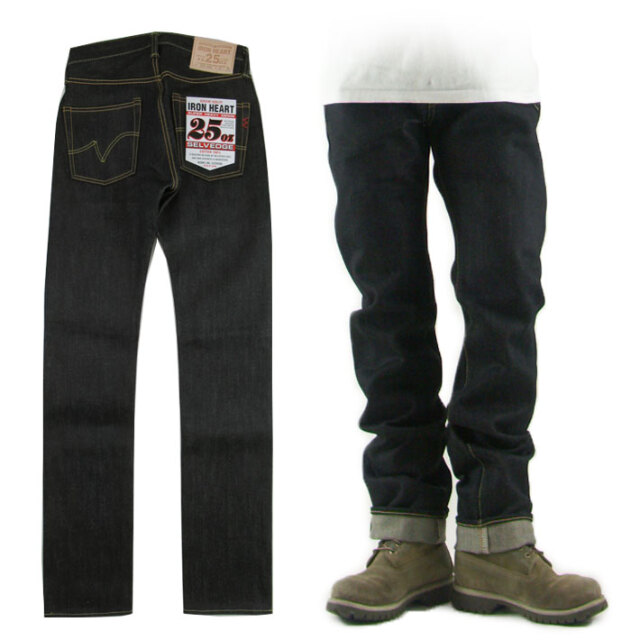 IRON HEART アイアンハート 555XHS 25oz セルビッジデニム スーパー 