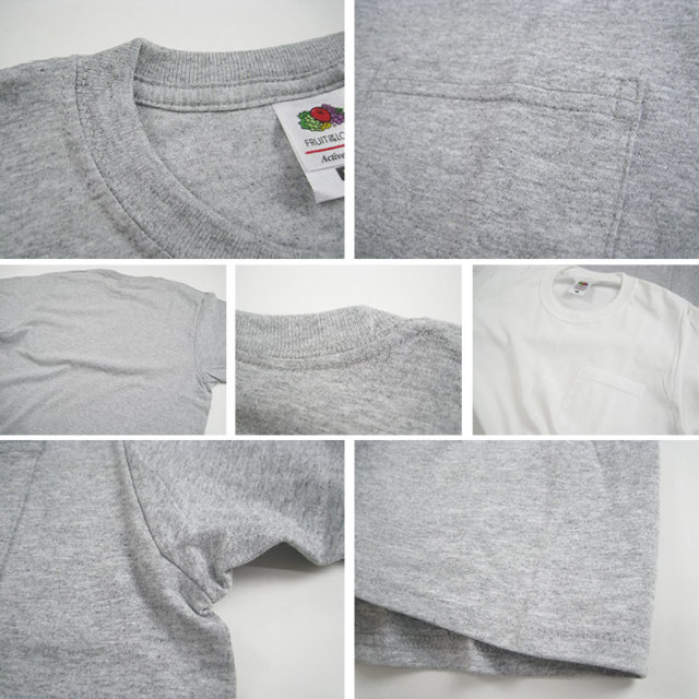 FRUIT OF THE LOOM ポケットTシャツ 2枚組 パックT 【半袖Tシャツ】 -JOE-