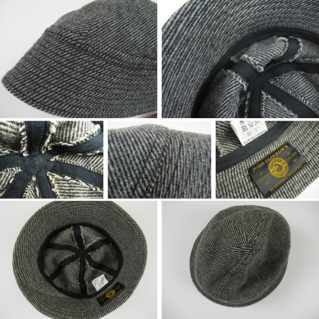 John Gluckow ジョングラッコー バケットハット Tweedy Prison Cap JG