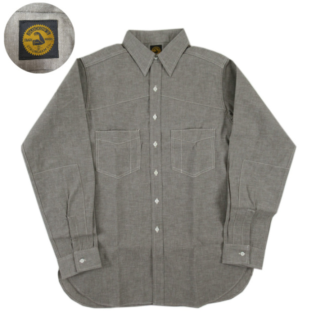 John Gluckow ジョングラッコー 長袖ワークシャツ 1920～1930s