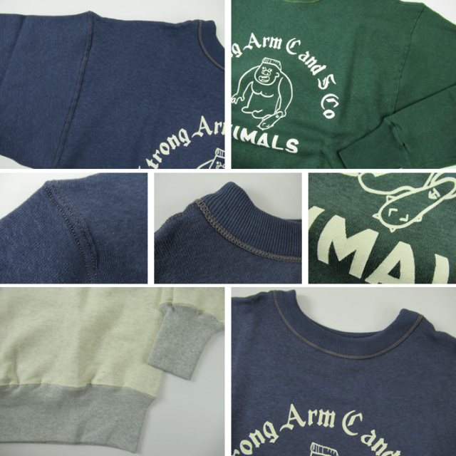 John Gluckow ジョングラッコー スウェットシャツ Classic Crew Sweat