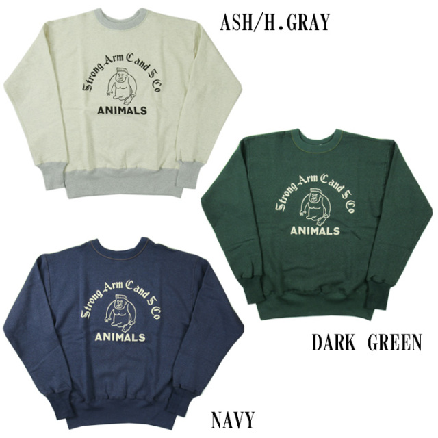 John Gluckow ジョングラッコー スウェットシャツ Classic Crew Sweat