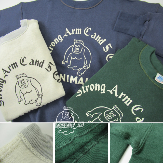 John Gluckow ジョングラッコー スウェットシャツ Classic Crew Sweat