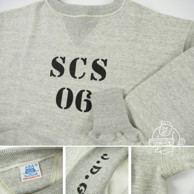 ジョングラッコーJG-CS15 ステンシルスウェット L