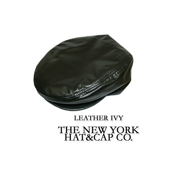 ニューヨークハット LEATHER IVY レザー アイビーキャップ  NH-9200