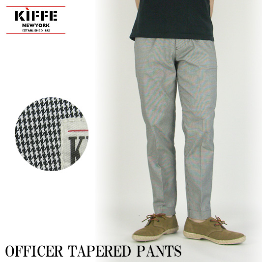 KIFFE OFFICER TAPERD PANTS 【off price】 -JOE-