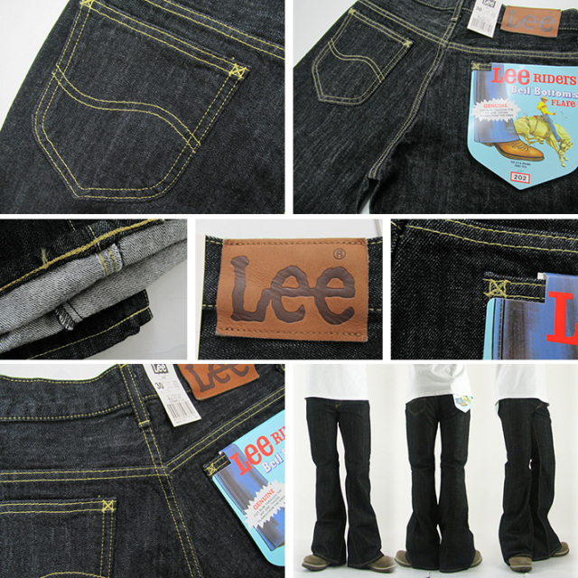 Lee RIDERS 202 ベルボトム ブラック ジーンズ BELL BOTTOMS