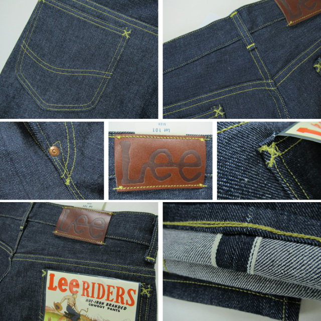 Lee リー COWBOY 101 1945MODEL リジッド ボタンフライ LM6321