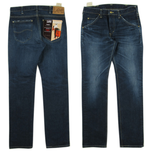 Lee AMERICAN RIDERS 205 TIGHT タイトストレート ジーンズ 濃色