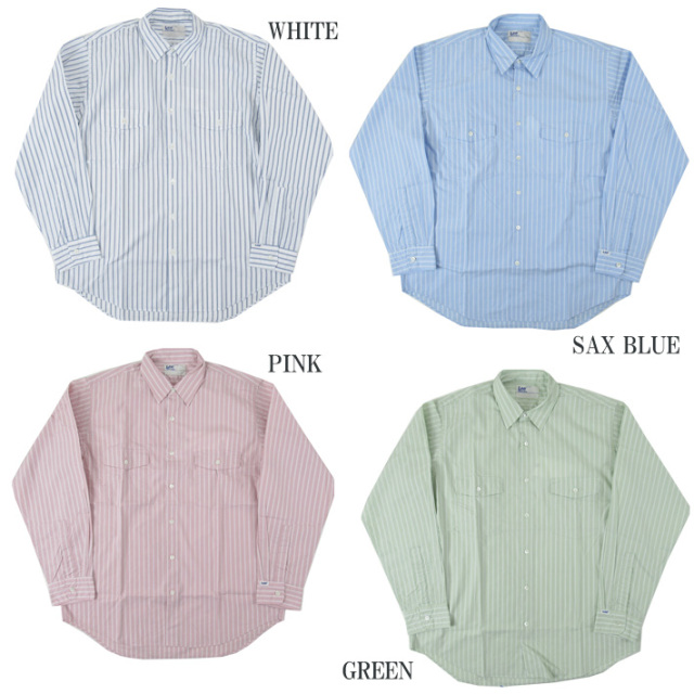 Lee ストライプワークシャツ